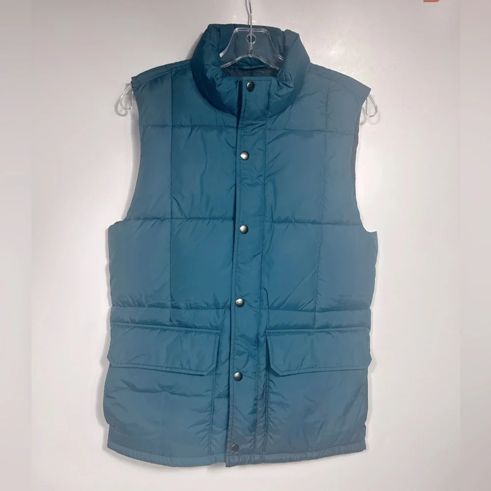 NEW J.Crew Nordic quilted puffer vest with PrimaLoft Size XS Blue